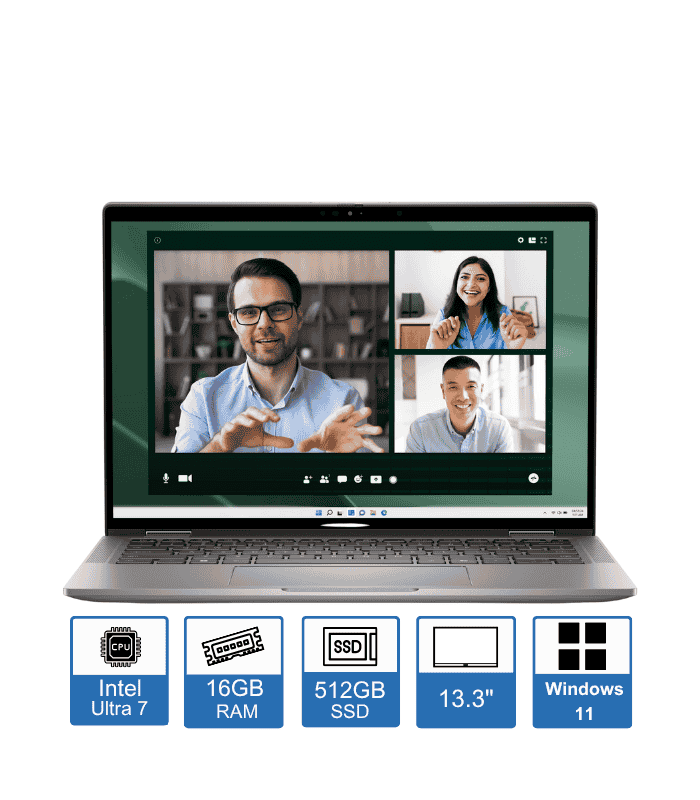 Dell Latitude 7350, 13.3″ FHD Display, Intel Core Ultra 7 165U, 16GB RAM, 512GB SSD, Windows 11 Pro, 3 Year Pro Support