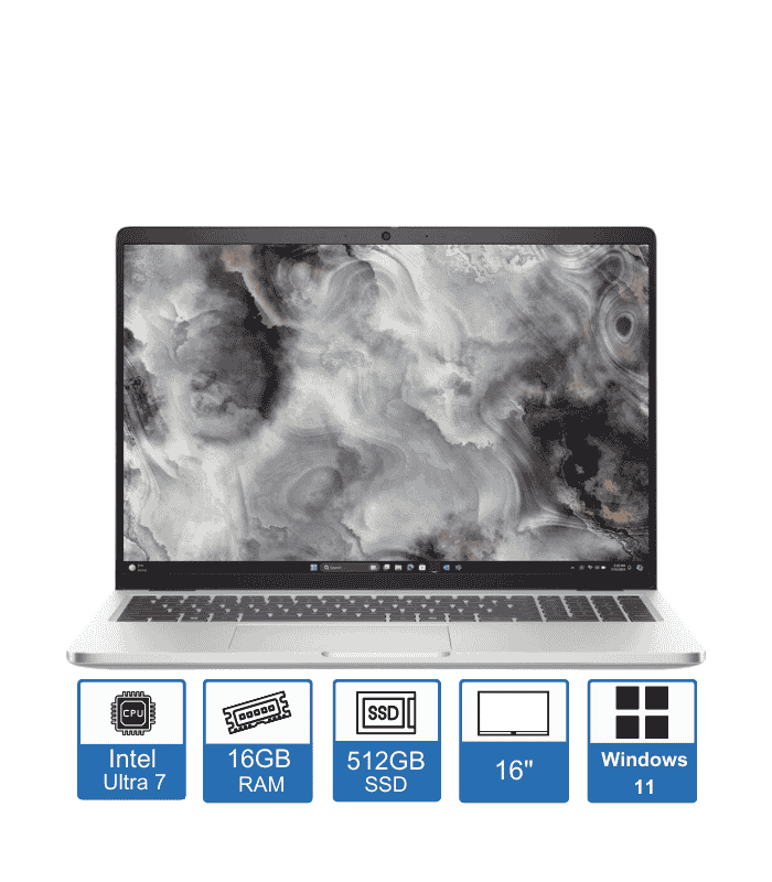 Dell Pro 16 Plus PB16250 16 FHD Display Intel Core Ultra 7-265U 16GB RAM 512GB SSD Windows 11 Pro 3 Year PRO Warranty