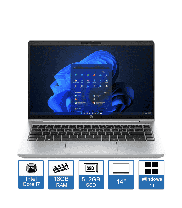 HP ProBook 440 G10 – 14″ FHD Display– Intel Core i7-1355U – 16GB RAM – 512GB SSD – Windows 11 Pro – 1-Year Warranty