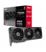 Asus PRIME RX 9070 EVO OC, PCIe5, 16GB DDR6, HDMI, 3 DP, 2610MHz Clock, Overclocked, Compact SFF-Ready