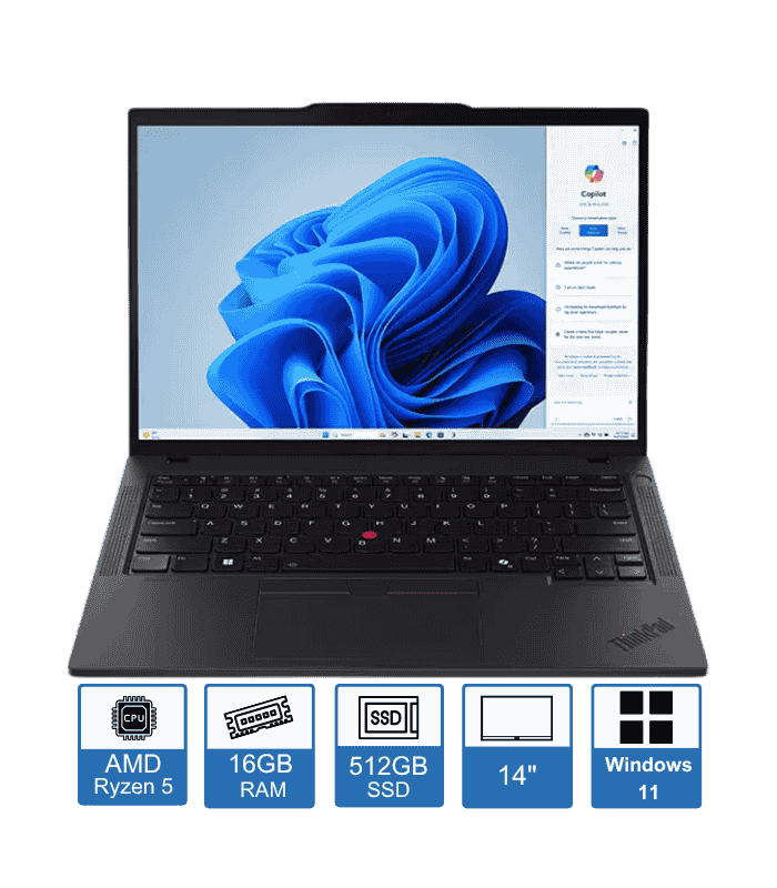 Lenovo Thinkpad P14s Gen 5 14″ WUXGA Display AMD Ryzen 5 Pro 8640HS 16GB 512GB SSD Radeon 760M Graphics Windows 11 Pro 3 Year Courier or Carry-in Warranty (5)