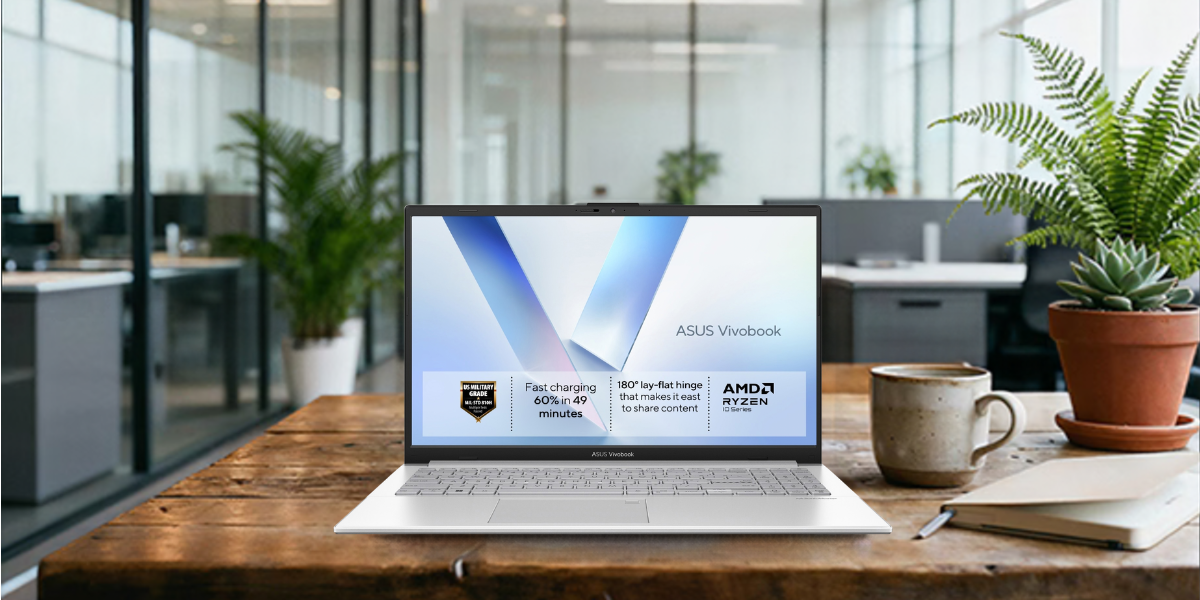 ASUS Vivobook Go 15 Silver laptop