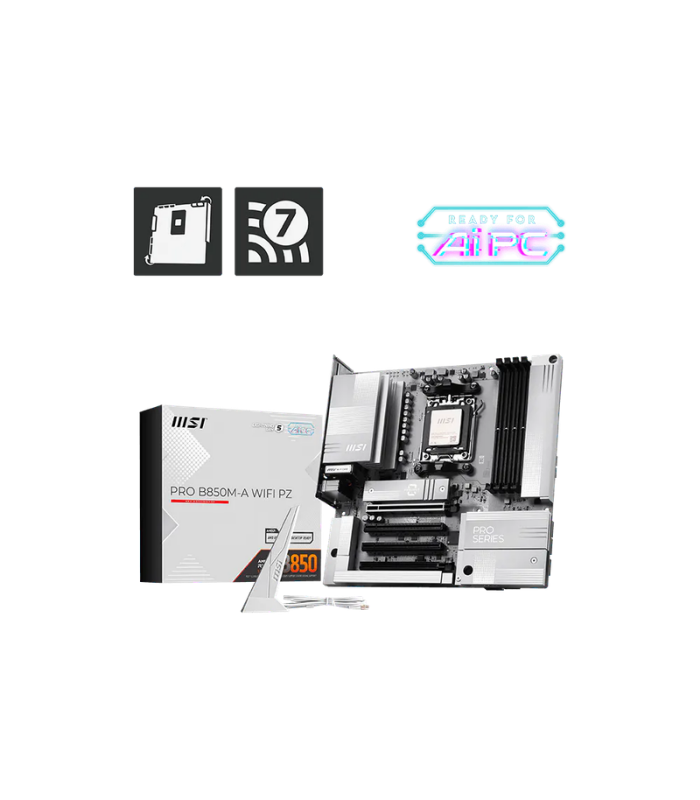 MSI PRO B850M-A WIFI PZ M-ATX AM5 Motherboard