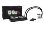 be quiet! LIGHT LOOP 240mm ARGB, High Performance, AIO Liquid CPU Cooler with 2x Light Wings LX 120mm PWM Fans, Black - Image 3