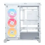 CORSAIR Frame 4500X RS-R ARGB White, Mid Tower PC Case, Dual Tempered Glass - Image 2