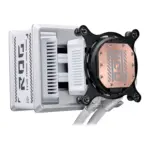 ASUS ROG RYUO IV SLC 360, High Performance, AIO Liquid CPU Cooler with 2.1″ IPS LCD Display, PWM Controlled Pump, White - Image 4