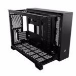 Corsair 2500D AIRFLOW Micro-ATX Dual Chamber PC Case – High Airflow Panels, Dual-Chamber Design, mBTF Compatible, Black - Image 4