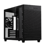 ASUS AP201 TG MicroATX Case Black Tool-Free Quasimesh 360mm AIO Support