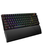 ASUS ROG Strix Scope II 96 Wireless Mechanical Gaming Keyboard – UK Layout – ROG NX Snow – Black - Image 4