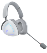 ASUS ROG Delta II Wireless Gaming Headset – Moonlight White - Image 3