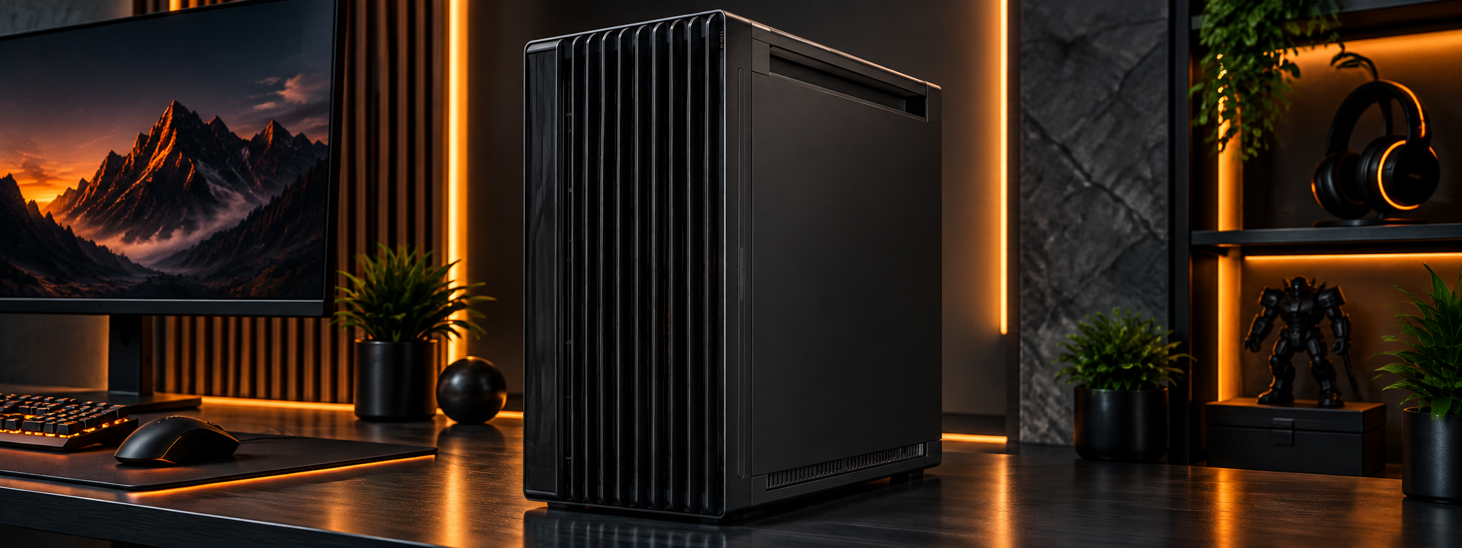 Asus ProArt PA602 Wood Edition TG Mid Tower Gaming Case E ATX 2