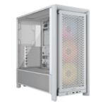 Corsair FRAME 4000D RS ARGB Modular Gaming Case, E-ATX White