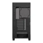 Corsair FRAME 4500X LX-R RGB LINK Gaming Case w Glass Side & Front, E-ATX, 3x LX120-R RGB Fans, InfiniRail Fan Mounting, USB-C, Asus BTF Compatible, Black