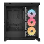 Corsair FRAME 4500X LX-R RGB LINK Gaming Case w/ Glass Side & Front, E-ATX, 3x LX120-R RGB Fans, InfiniRail Fan Mounting, USB-C, Asus BTF Compatible, Black - Image 4