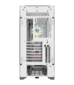 Corsair iCUE 5000X RGB Gaming Case – White, E-ATX, Tempered Glass, RGB Fans - Image 4