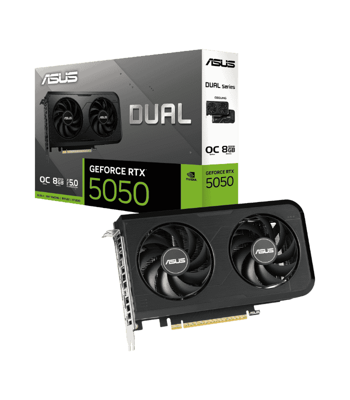 ASUS Dual GeForce RTX 5050 OC Edition 8GB GDDR6 Graphics Card