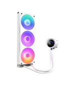 NZXT Kraken Plus 360 V2 White High Performance AIO 360mm Liquid CPU Cooler with RGB Fans, PWM Controlled Pump, White - Image 4