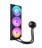 NZXT Kraken Plus 360 V2 Black High Performance AIO 360mm Liquid CPU Cooler with RGB Fans, PWM Controlled Pump, Black - Image 4