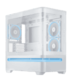 ASUS Prime AP202 ARGB Micro-ATX Midi Tower Case - White