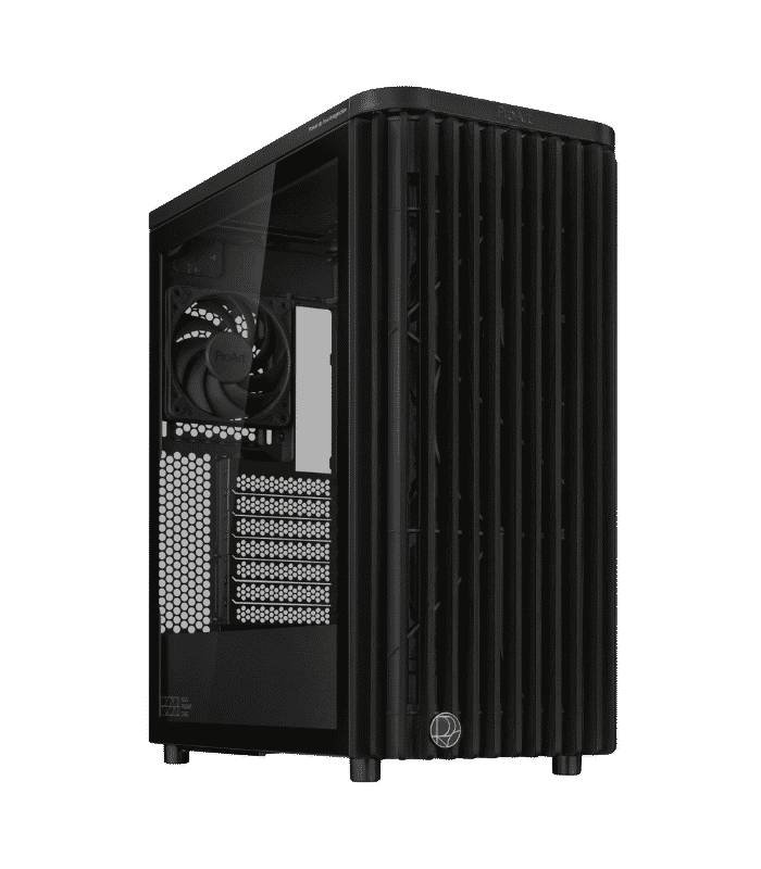 ASUS ProArt PA401 Wood TG PWM Mid Tower Case – Black