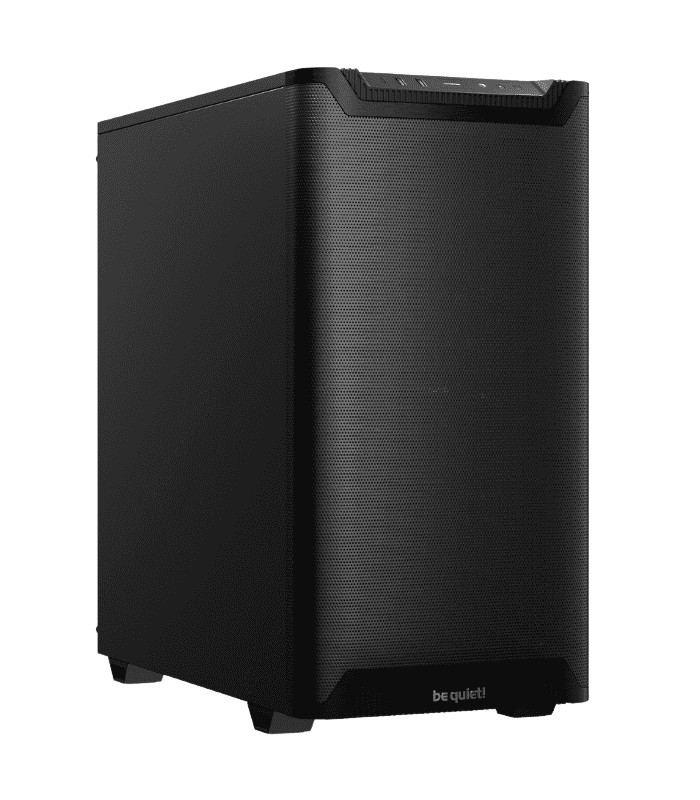 Be Quiet! Pure Base 501 Airflow Gaming Case, ATX, Compact Design, 2 Pure Wings 3 Fans, High Airflow Front & Top, USB-C, Black