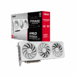 ASUS Prime Radeon RX 9070 XT OC Edition WHITE 16GB GDDR7 Graphics Card