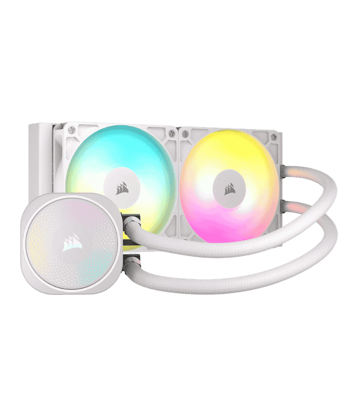 Team Group T-Force NAUTILUS 240 RS ARGB, High Performance, AIO Liquid CPU Cooler with Integrated Cable Management, White