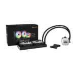 be quiet! LIGHT LOOP 240mm ARGB, High Performance, AIO Liquid CPU Cooler with 2x Light Wings LX 120mm PWM Fans, Black