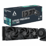 ARCTIC Freezer III Pro 360mm, High Performance, AIO Liquid CPU Cooler with PWM Controlled Pump, Black