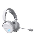 ASUS ROG Pelta Wireless Gaming Headset – Tri-Mode – 50mm Titanium Drivers – RGB – White - Image 3