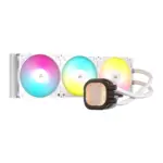 CORSAIR NAUTILUS 360 RS ARGB White, High Performance, 360mm AIO Liquid CPU Cooler with 3x RS120 ARGB PWM Fans, White - Image 3