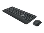 Logitech MK540 Advanced, Wireless Keyboard and Mouse Combo, Full-size, QWERTY, Black - Image 2