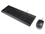 Lenovo Essential Wired Combo Keyboard and Mouse, UK English, Wired USB, Black - Image 3