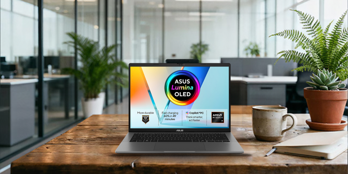 ASUS Vivobook S14 workspace