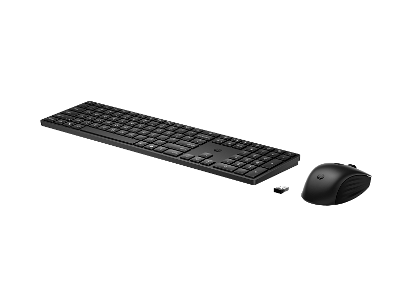 HP 655 Wireless Keyboard and Mouse Combo, Full-size, RF Wireless, Black - Image 2