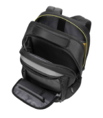Targus 15.6" City Gear 3 Laptop Backpack Professional Multi-Fit Protection – Sleek Carbon Black - Image 4