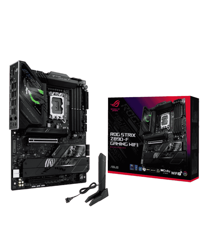 ASUS ROG STRIX Z890-F GAMING WIFI Motherboard – Intel Z890 Chipset, LGA1851 Socket, Supports Intel