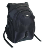 Targus 15.6–16" Campus Laptop Backpack, High-Capacity Collegiate Design – Classic Black