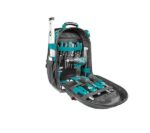 Makita Ultimate Heavy-Duty Tool Backpack Professional Tradesman Solution – Black, Grey & amp; Signature Teal - Image 2