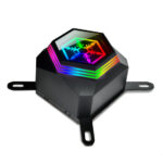SilverStone PermaFrost PF120-ARGB, High Performance, AIO Liquid CPU Cooler with Addressable RGB Lighting, PWM Controlled Pump, Black - Image 2