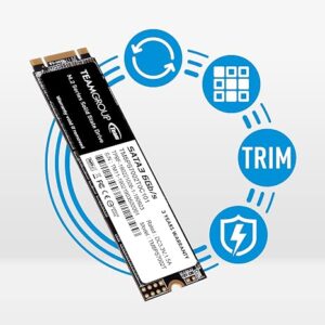 Team Group MS30 512GB M.2 SATA III SSD 3 Team Group MS30 512GB M.2 SSD with SMART TRIM and garbage collection support