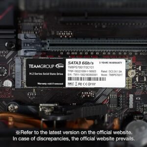 Team Group MS30 512GB M.2 SATA III SSD 2 Team Group MS30 512GB M.2 SATA III solid state drive