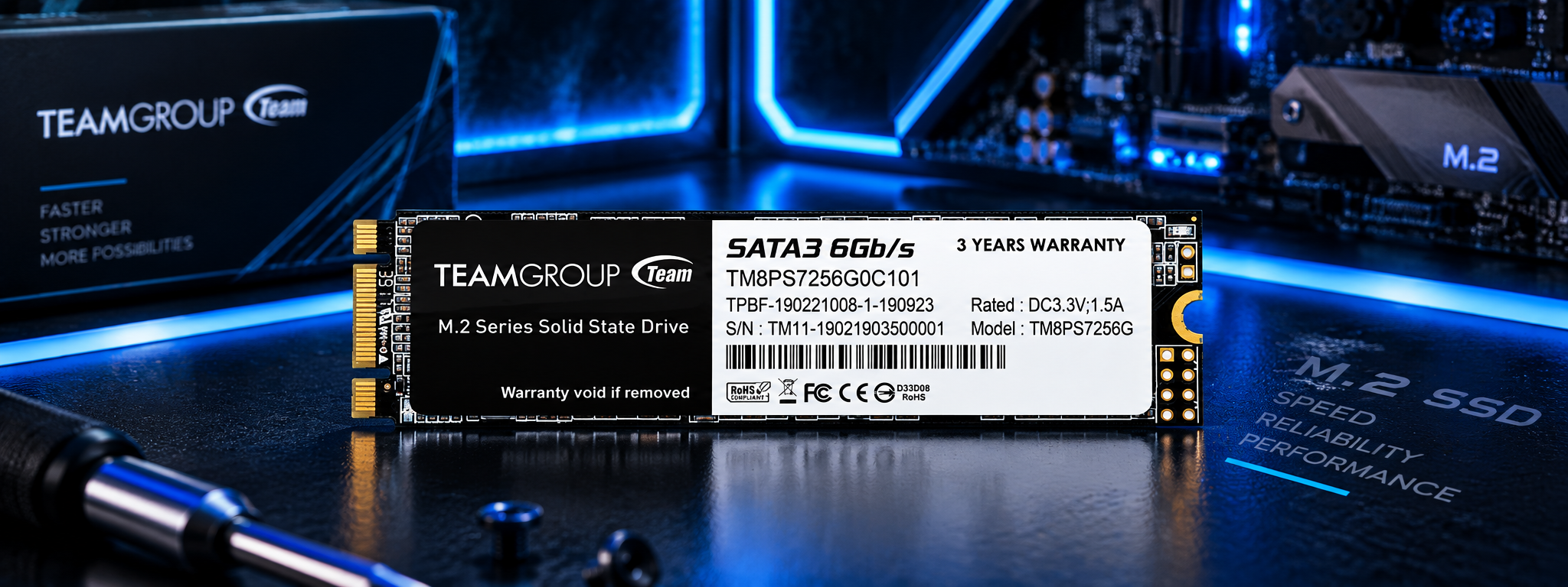 Team Group MS30 256GB M.2 SATA III SSD 2