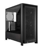Corsair FRAME 4000D RS Premium Modular Mid-Tower Gaming PC Case, Tempered Glass, 3x RS120 Fans, Black