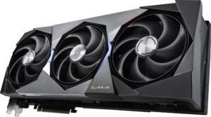 MSI GeForce RTX 5090 SUPRIM SOC 32GB GDDR7 Graphics Card 2 Sovereign Data Throughput with GDDR7 Technology