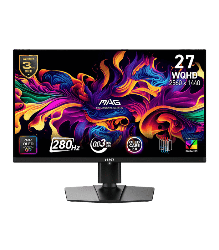 MSI MAG 271QP QD-OLED X28 26.5" 280Hz 1440p Gaming Monitor