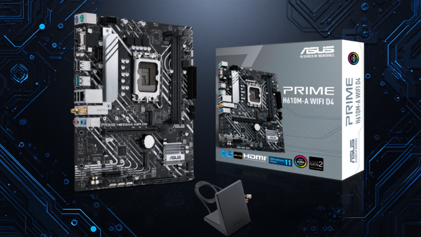ASUS PRIME H610M-A WIFI D4 motherboard