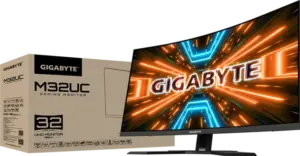 GIGABYTE M32UC 31.5" 4K UHD 160Hz Curved Gaming Monitor 2 GIGABYTE M32UC 31.5 inch 4K UHD 160Hz curved gaming monitor