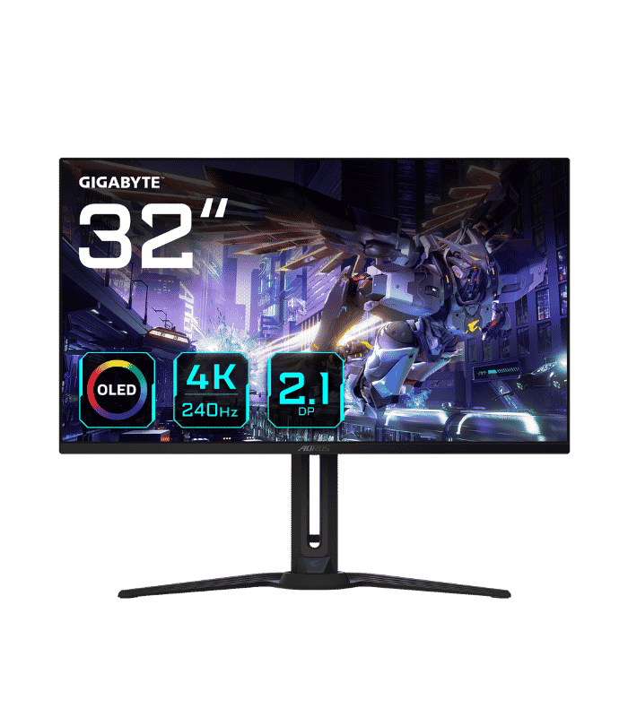 GIGABYTE AORUS FO32U2P 32" 4K UHD 240Hz 0.03ms QD-OLED Gaming Monitor