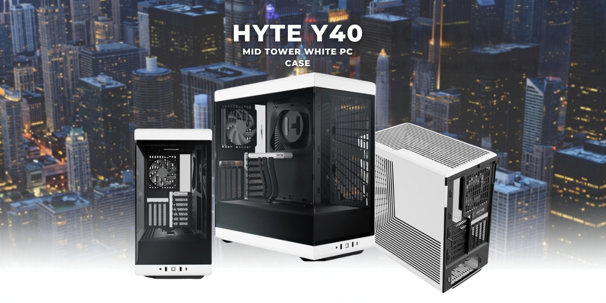 HYTE Y40 Mid Tower White PC Case